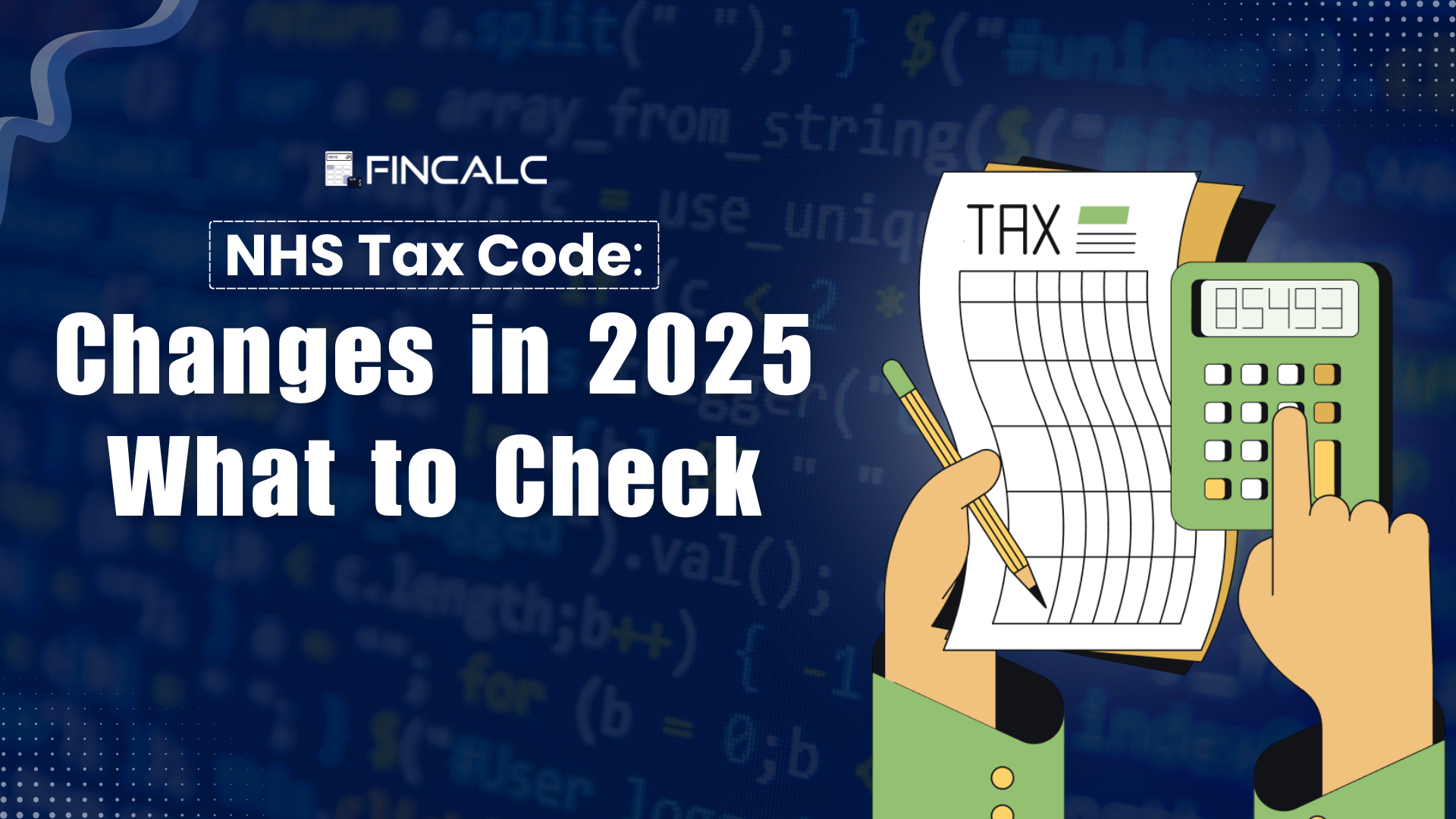 NHS Tax Code